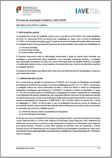 2110 provas avaliacao externa 2021 2022