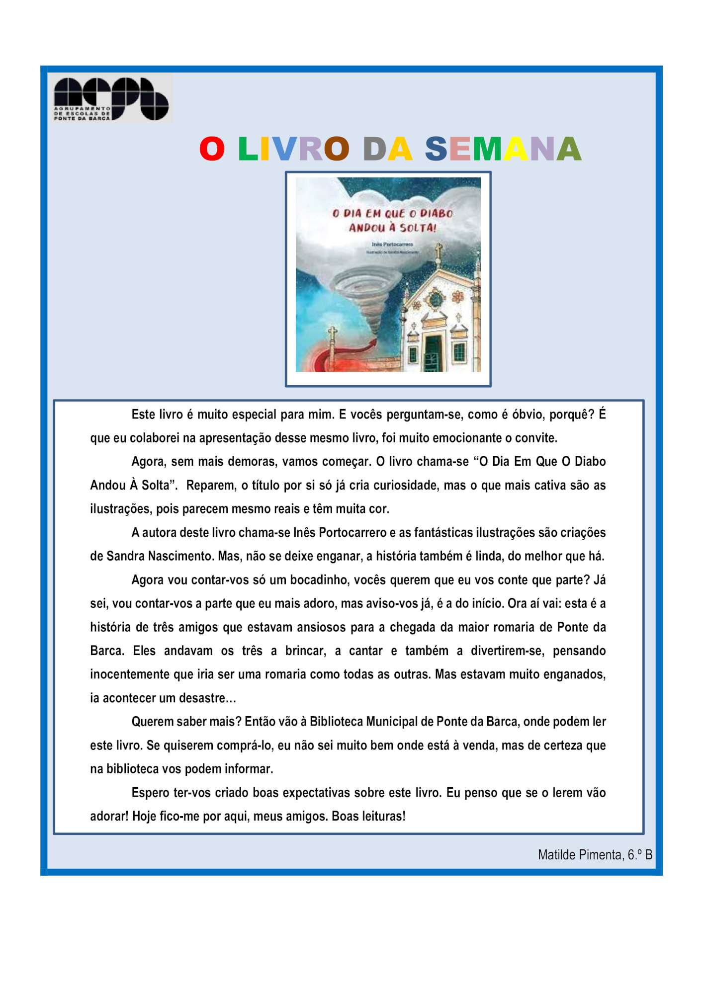 2210 Livro da Semana Matilde Pimenta 6b