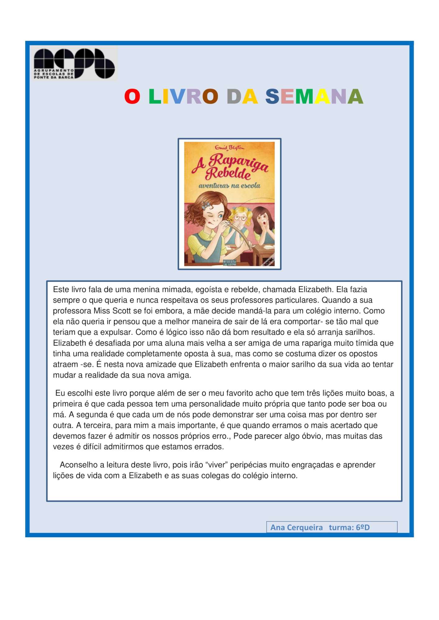 2223 Livro da Semana Ana Cerqueira 6d