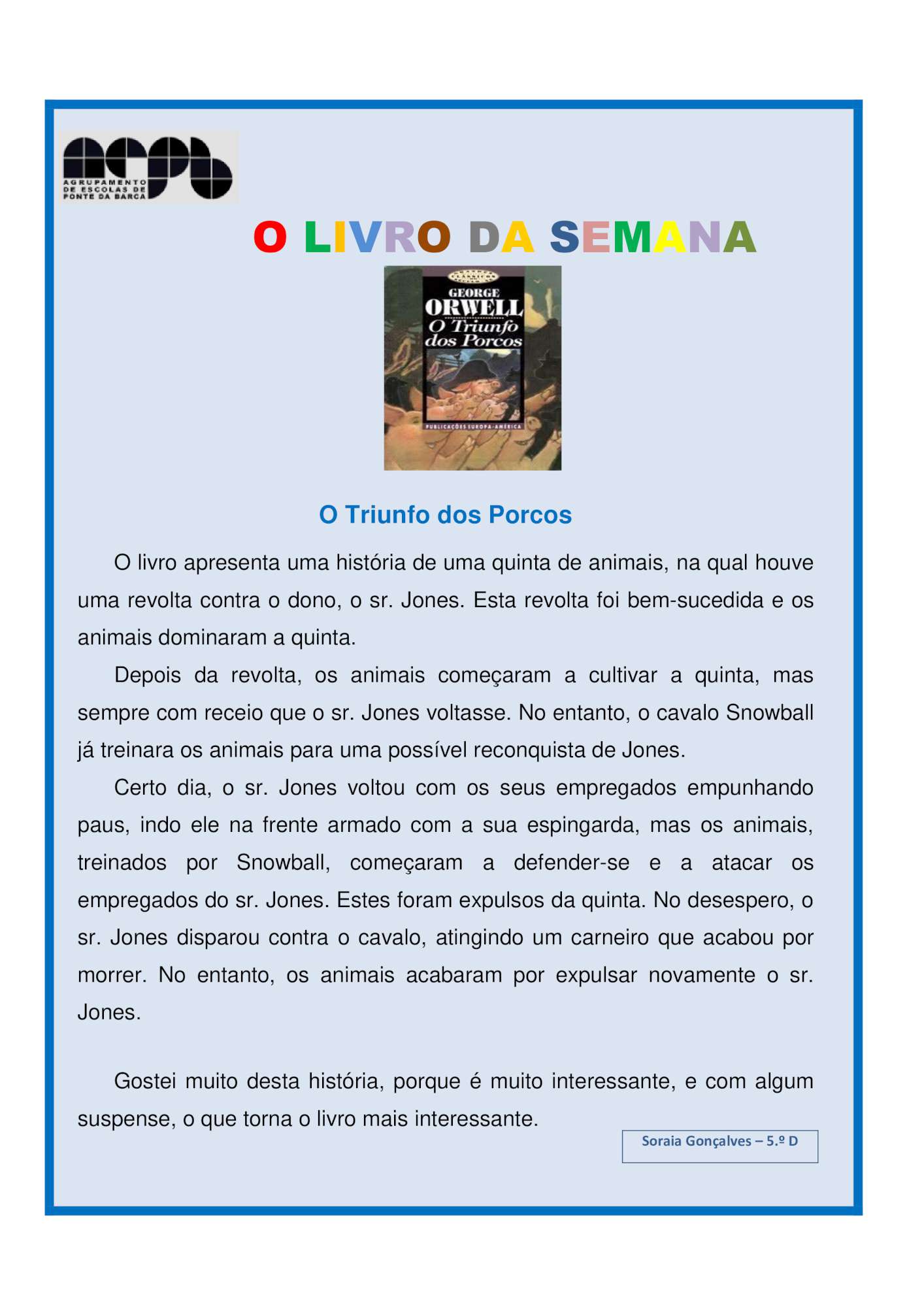 2305 Livro da Semana Soraia Goncalves 5d
