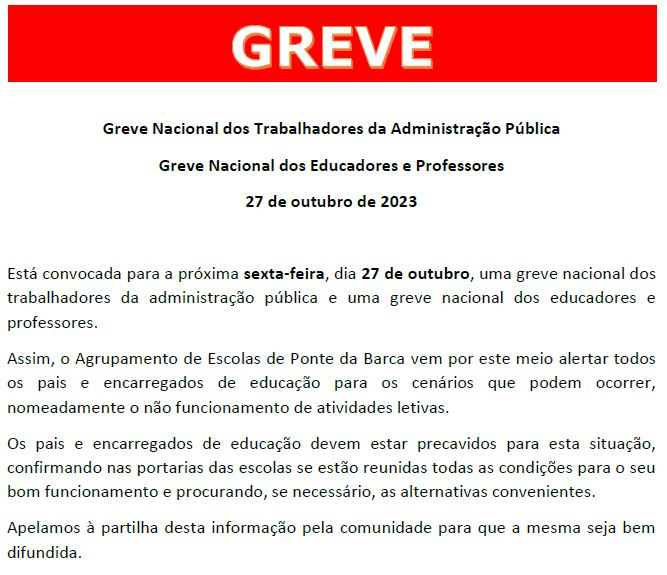 2310 greve 27 outubro