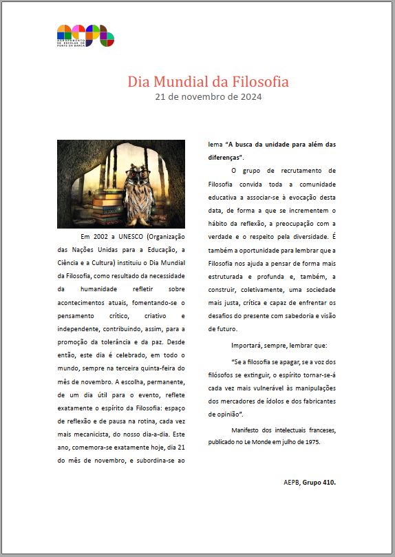 2411 dia mundial filosofia