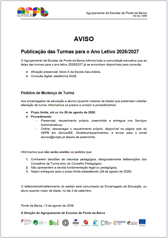 2608 aviso turmas 2627